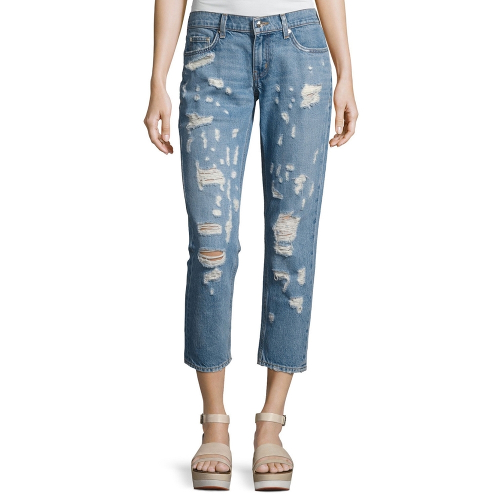 Derek Lam 10 Crosby Mila Mid-rise Girlfriend Jeans